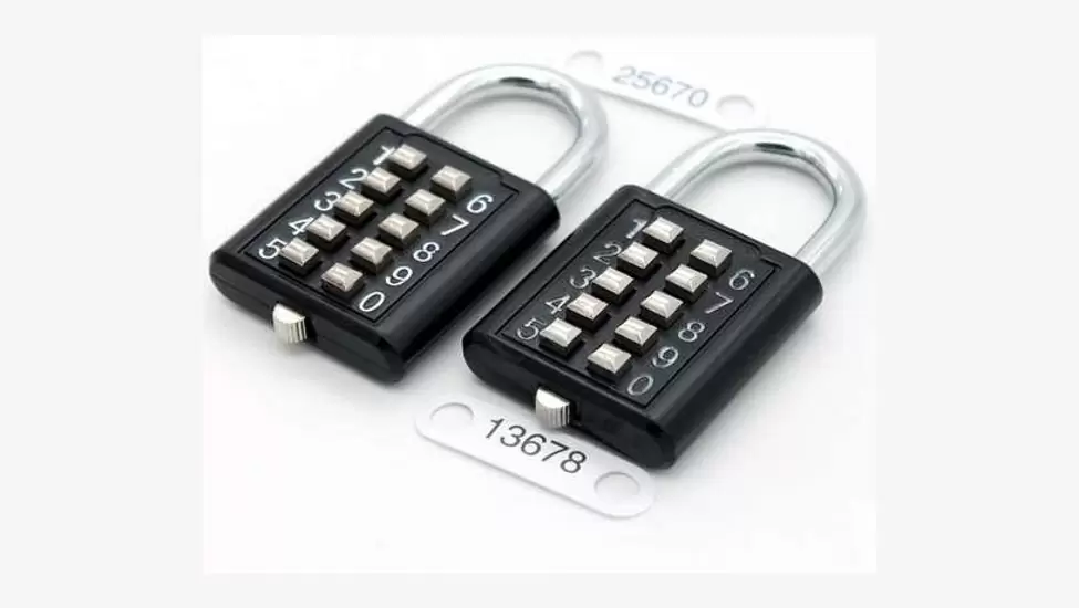 KSh875 Padlock Combination Resettable Locks Zinc